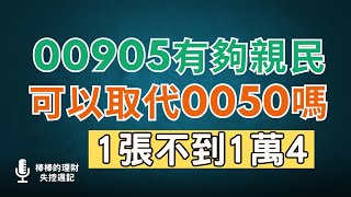 低調黑馬？市值型ETF 00905，一張不到1萬4，股價親民又會漲，可以取代0050嗎？！CC中文字幕 [upl. by Dincolo]