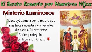 Rosario por los Hijos ❤Misterio Luminoso🌻Jueves 21 Nov ¡Santísima Trinidad Bendice a mis hijos [upl. by Ahtael]