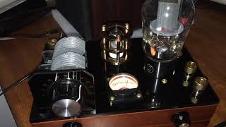 IWISTAO Tube FM Radio Nostalgia Super regenerative Handmade [upl. by Emorej]