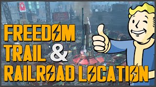 Fallout 4 How to find the Railroad Freedom Trail Location [upl. by Helaina]