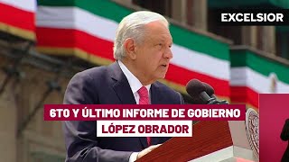 Sexto Informe de Gobierno de López Obrador  Completo [upl. by Janela]