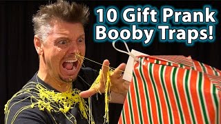 TOP 10 EVIL HolidayXmas GIFT BOOBY TRAP PRANKS [upl. by Samuele690]