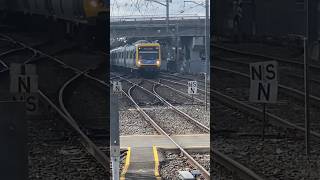 X trapolis 100 train arriving at Frankston australiantrains trainspotting [upl. by Tnek709]