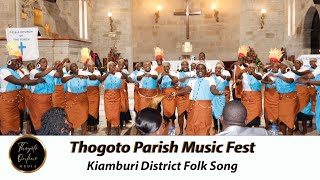 Thogoto Parish music fest 2024  Best Folk Song [upl. by Melva]