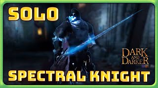 I Solod the New Spectral Knight Boss in Ruins  Dark and Darker  Boss Solo [upl. by Norrag]