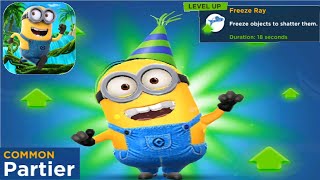 Partier Minion Rush Level Up Costume gameplay walkthrough ios amp android [upl. by Crifasi14]