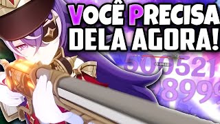 BUFF ABSURDO Para F2P CHEVREUSE Superou KAZUHA DUPLIQUE Seu Dano SIMPLES Build GENSHIN IMPACT [upl. by Kingsly]