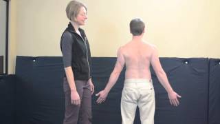 PT Exercise  Shoulder Blade Squeeze [upl. by Wallie]