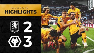 A late late turnaround  Aston Villa 23 Wolves  2021 Classic Highlights [upl. by Petigny]