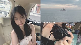 MINI VLOG road trip encore melaka beaches cute outfits having fun 👣🎬🍽️ [upl. by Vivle]