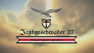 Jagdgeschwader 27 virtual fighter squadron Official Trailer [upl. by Kinnie]