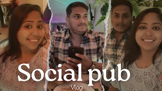 Social pub Bellandur🤩 Pub in bangalore  Pub nightlifes  Anurituvlogs [upl. by Neret]