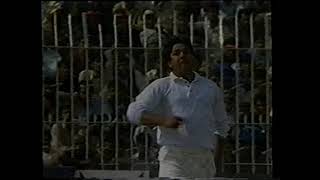 Inzimam Opens the Bowling Hits Mark Taylor with a Bouncer Festival Match 1994 [upl. by Maddeu]