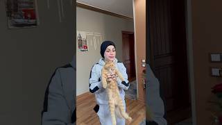 البنت والقطه الهندية 😁😁 نانو وام سيف [upl. by Rickie]