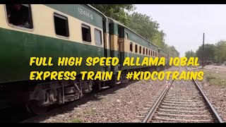 Allama Iqbal Express Train  kidcotrains [upl. by Lifton5]