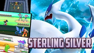 Pokemon Sterling Silver  NDS ROM Hack difficulty hack of SoulSilver with tweaked map and more [upl. by Edgell]