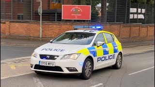 RARE  Northants Police Inspector Car Responding with LIGHTS amp SIRENS [upl. by Krystin]