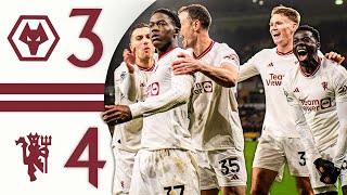 KOBBIE MAINOO TAKE A BOW 😮‍💨  Wolves 34 Man Utd  Highlights [upl. by Averi]