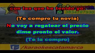 Jean Carlos Te compro tu novia karaoke PRODUCCIONES ROBERTO [upl. by Eiramnwad]