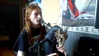 Eluveitie  Inis Mona bagpipe cover with Metal Redpipe [upl. by Husch]