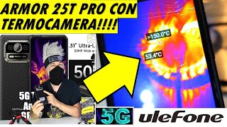 ULEFONE ARMOR 25T PRO recensione smartphone 5g con termocamera night vision e telecomando infrarossi [upl. by Elletse772]