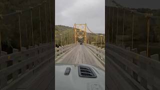 Jeepin the Little Golden Gate Bridge in Beaver Arkansas jeepnation jeeplife exploremore [upl. by Yduj]