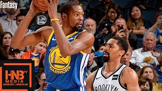 Golden State Warriors vs Brooklyn Nets Full Game Highlights  11102018 NBA Season [upl. by Yenruoj301]