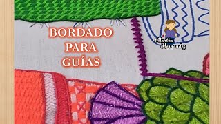 Como bordar guía de suculentas embroidery [upl. by Darrej]