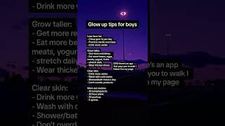 Glow up tips for boys [upl. by Tat]