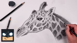 How To Draw a Giraffe  YouTube Studio Sketch Tutorial [upl. by Iruyas]