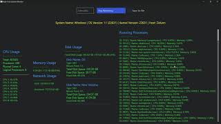 Project Demonstration of Real time Sys Monitor [upl. by Zrike661]