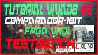 testbench  VIVADO VHDL COMPARADOR VIDEO3 [upl. by Einwahs]