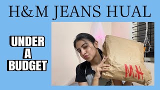 HampM JEANS HUAL  under a budget links are in description box 📦❤️ [upl. by Nesnah]