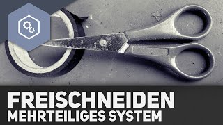 Freischnitt Mehrteiliges System  Fachwerke und statisches Gleichgewicht 17 [upl. by Liman]