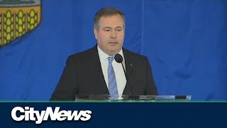 Jason Kenney to stay on as UCP leader premier until new leader chosen [upl. by Adnauqahs]