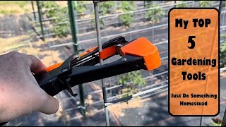 My TOP 5 Gardening Tools [upl. by Karlene]