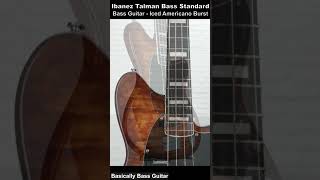 Ibanez Talman Standard Bass Guitar  Black Aurora Burst basicallybassguitar ibanez [upl. by Ariad]