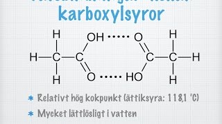 Karboxylsyror gammal [upl. by Latisha]