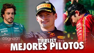 LOS MEJORES PILOTOS DE LA PARRILLA DE F1 TIER LIST [upl. by Lodge359]