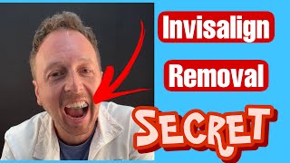 Quick trick to removing Invisalign easily [upl. by Cavill]