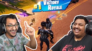 فورتنايت  القائد والجندي مع الفزعة بندريتا Fortnite [upl. by Araldo939]