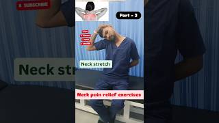 Neck stretch exercise for neck pain relief youtube reels like subscribe short exercise yt [upl. by Marka]