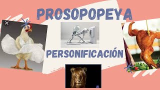 ¿Qué es la prosopopeya o personificación [upl. by Hammad646]