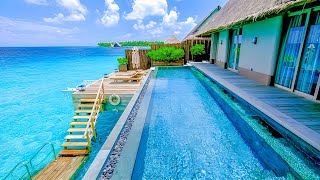 JOALI Maldives Luxury Art Resort Amazing Overwater Villa 4K Tour amp Vlog [upl. by Elamrej826]