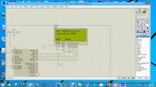 Microcontroller PIC16F877 Microchip  MikroC compiler  Proteus 52 Simulator part 5 عربي [upl. by Emiline885]