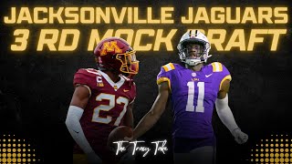 Jacksonville Jaguars 2024 3 Round NFL Mock Draft  The Tracy Take [upl. by Olraced]