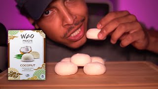 ASMR Eating Mochi Ice Cream AGAIN ASMR Eating Sounds [upl. by Ailema]