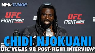 Chidi Njokuani Wants Bigger Names After Moving to 20 at Welterweight  UFC Vegas 98 [upl. by Eladnar]