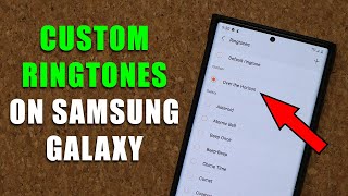 How to Set ANY Song as Custom Ringtone on your Samsung Galaxy Smartphone [upl. by Debi946]