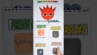 SPRUNKI Raddy  ASMR Phase 1vs2vs3vs4squishyblindbag papercraft sprunkiincrediboxsquishy shorts [upl. by Loy855]